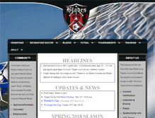 Tablet Screenshot of caspersoccerclub.com